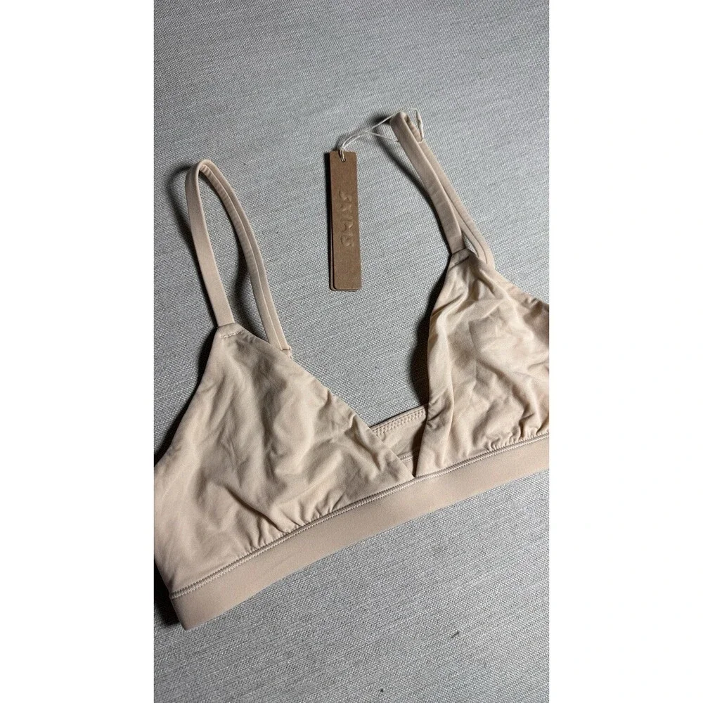 Skims Fits Everybody Triangle Bralette Size S - Picture 5 of 11